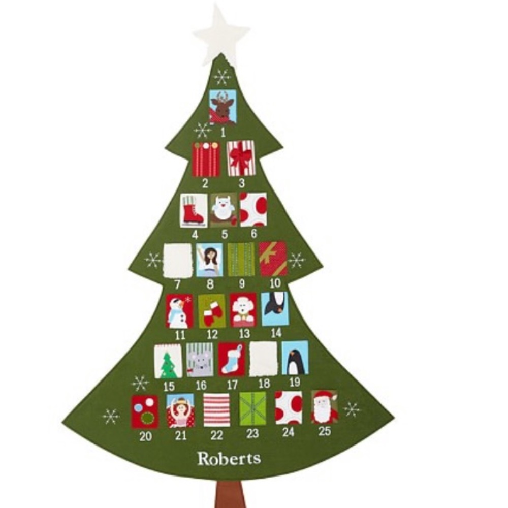 Pottery Barn Advent Tree (no name)